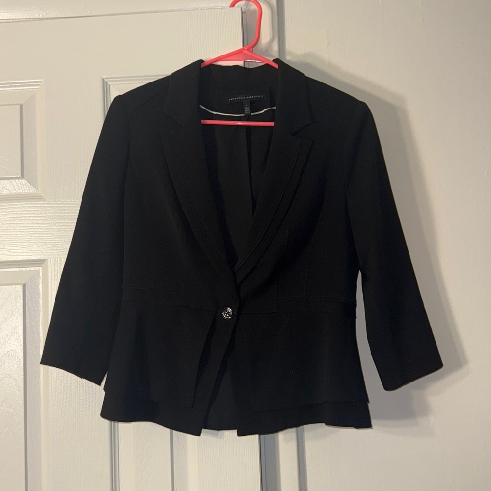 White House Black Market Black Blazer